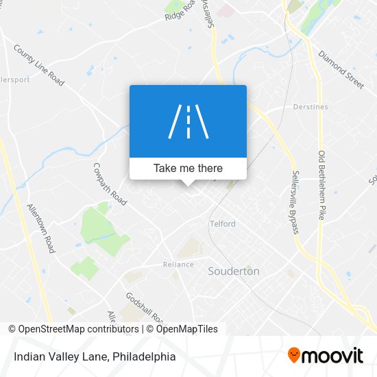 Mapa de Indian Valley Lane