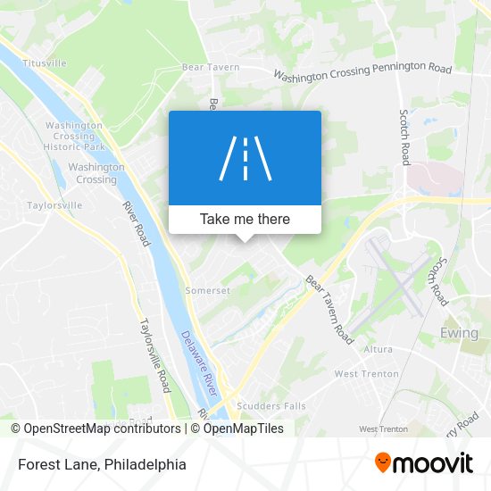 Mapa de Forest Lane