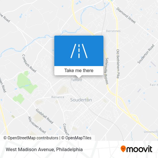 Mapa de West Madison Avenue