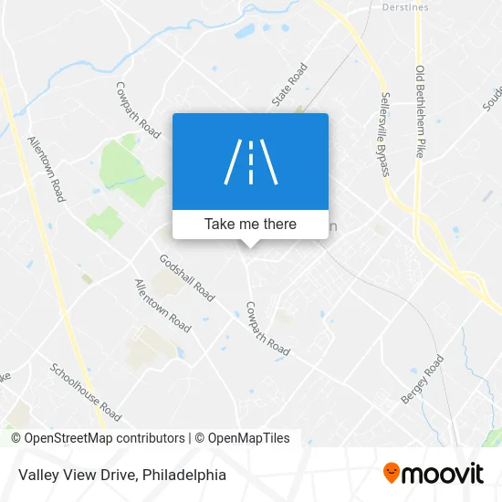 Valley View Drive map