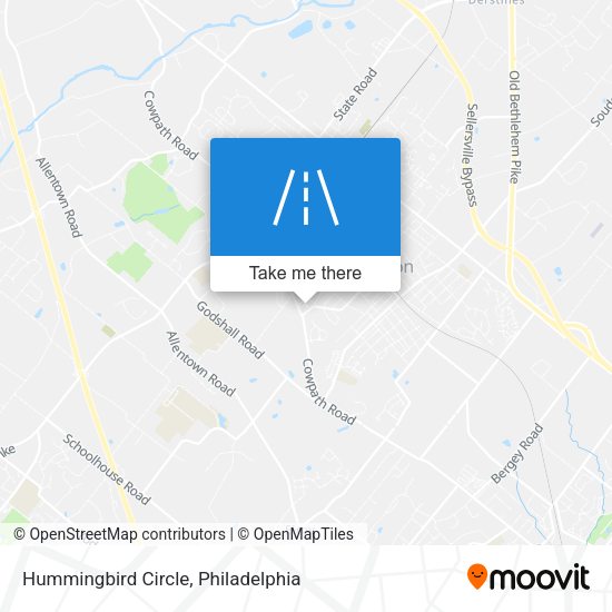 Mapa de Hummingbird Circle