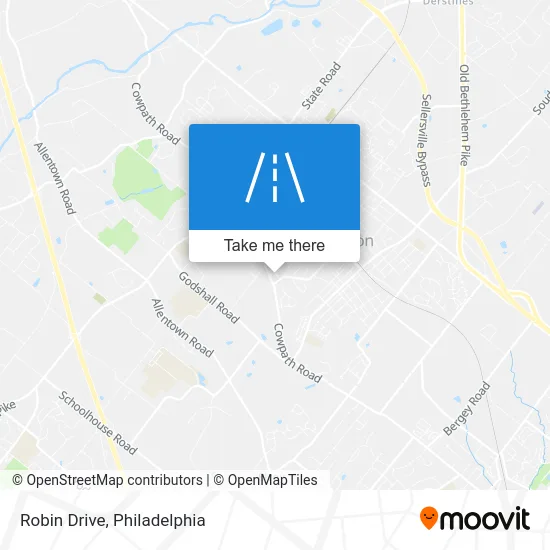 Robin Drive map