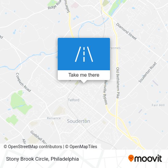 Mapa de Stony Brook Circle