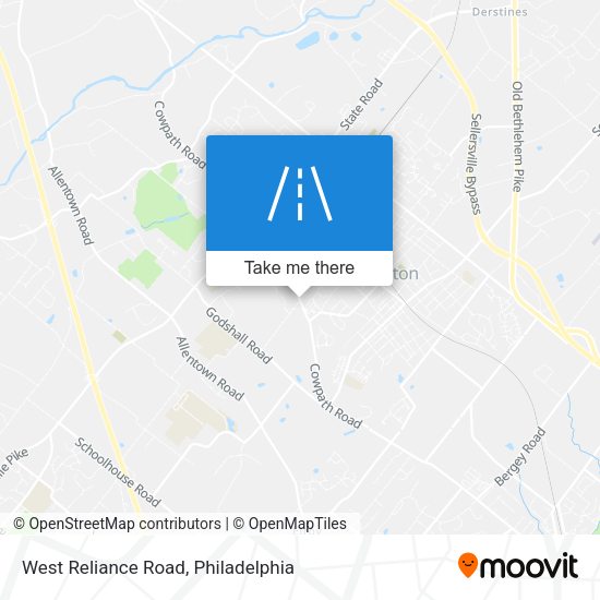 West Reliance Road map