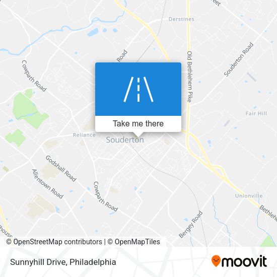 Sunnyhill Drive map