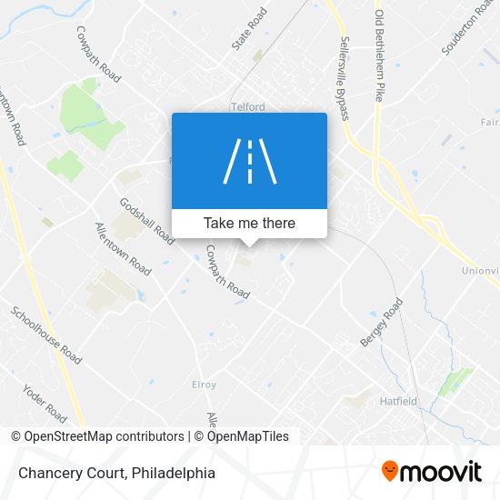 Chancery Court map