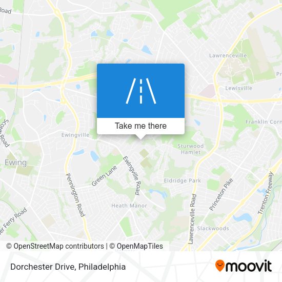Dorchester Drive map