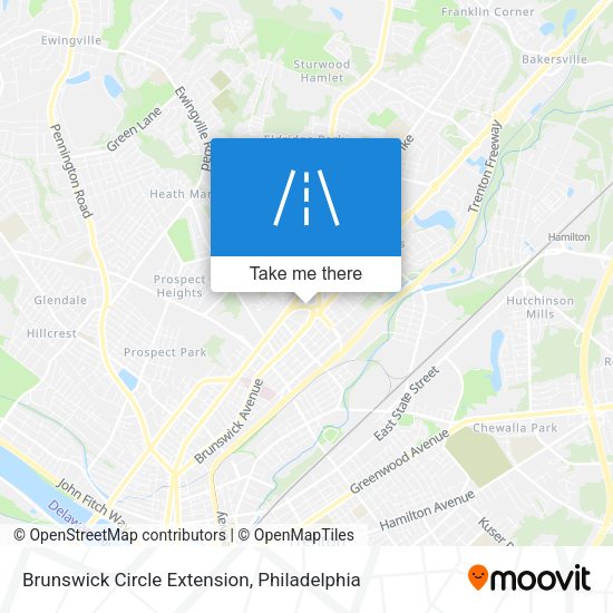 Brunswick Circle Extension map