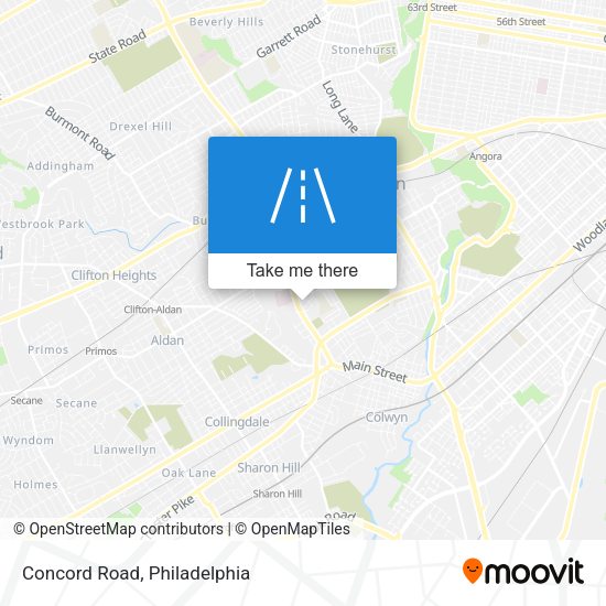 Mapa de Concord Road