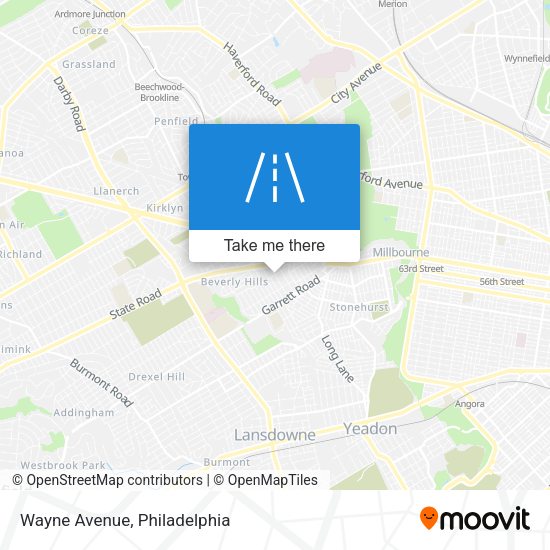 Mapa de Wayne Avenue