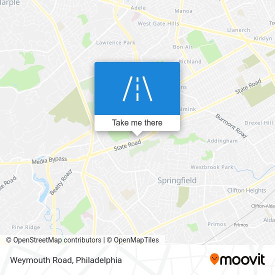 Mapa de Weymouth Road