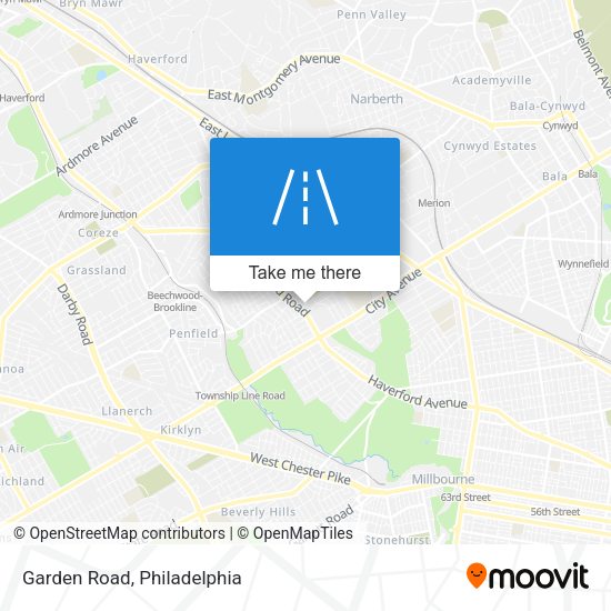 Mapa de Garden Road