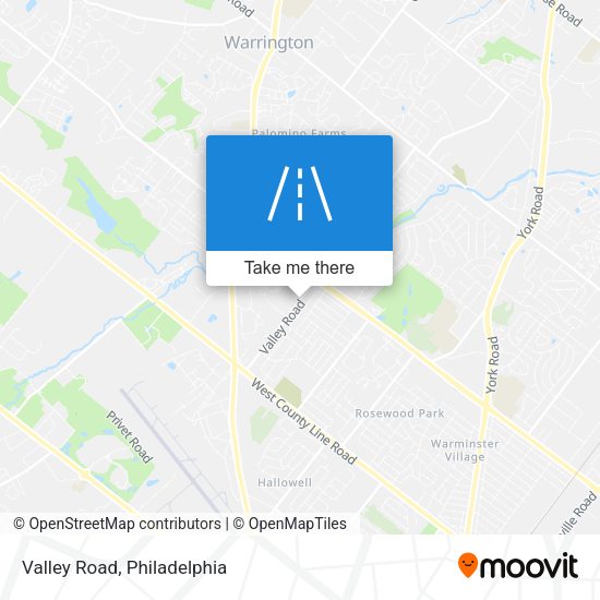 Mapa de Valley Road