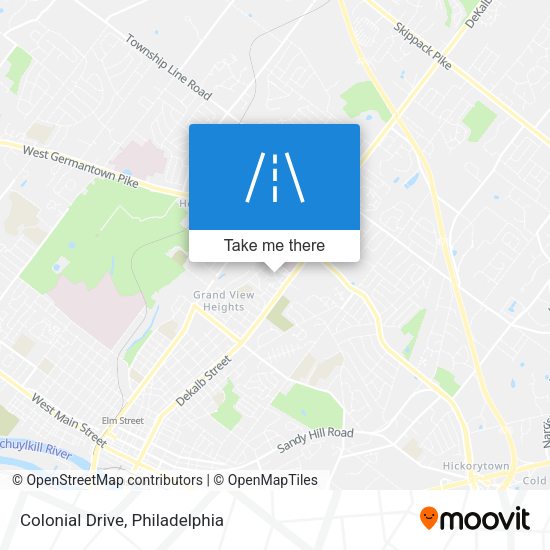 Mapa de Colonial Drive