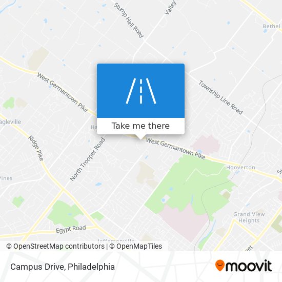 Mapa de Campus Drive