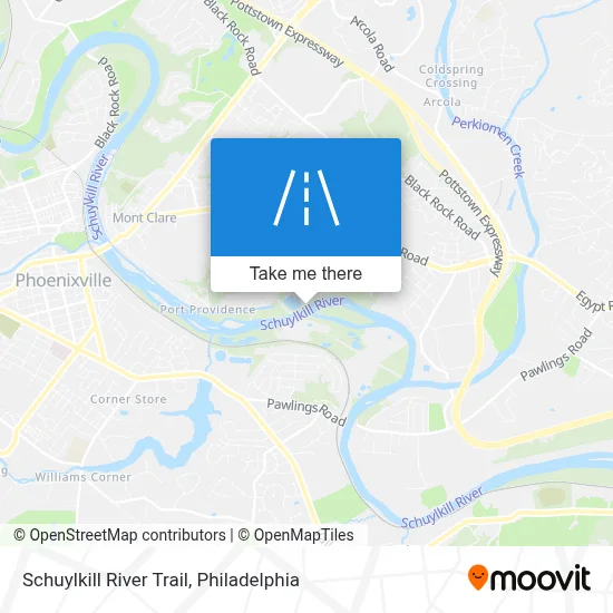 Schuylkill River Trail map