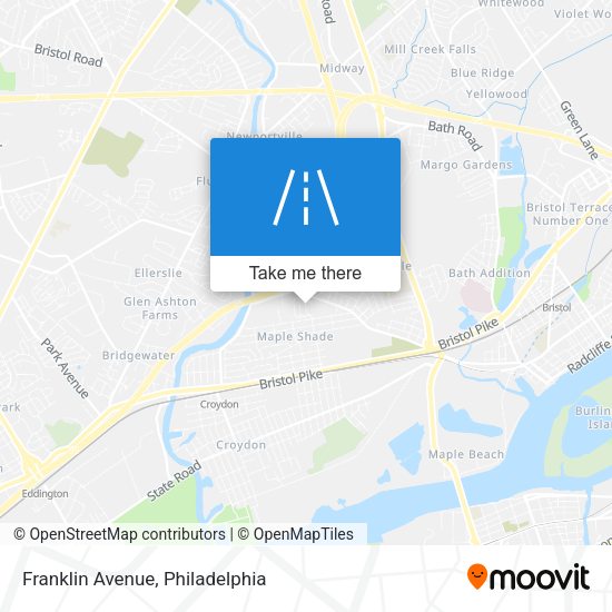 Mapa de Franklin Avenue