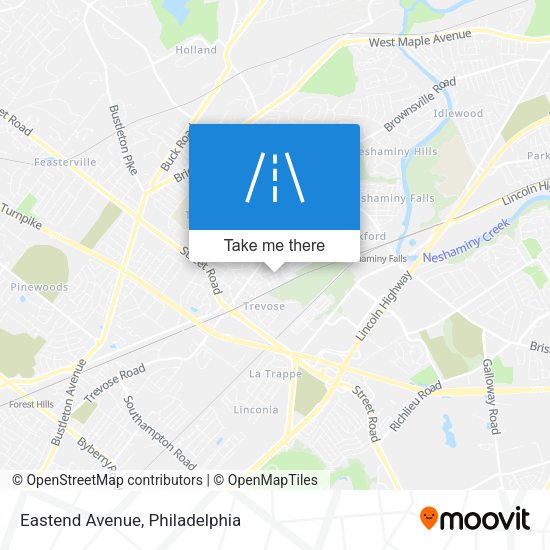 Eastend Avenue map