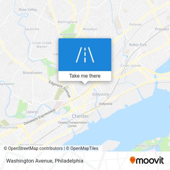 Mapa de Washington Avenue