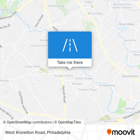 Mapa de West Knowlton Road