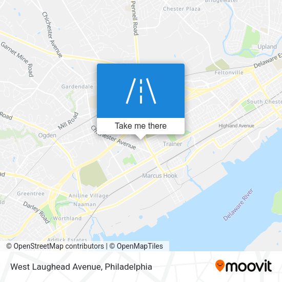 West Laughead Avenue map