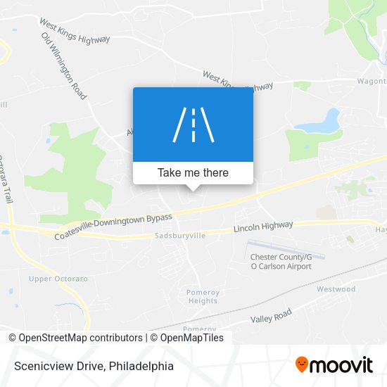 Scenicview Drive map