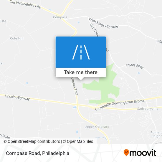 Mapa de Compass Road
