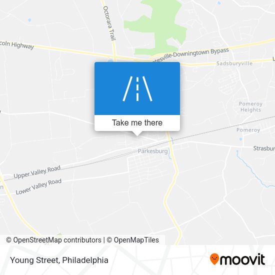Mapa de Young Street