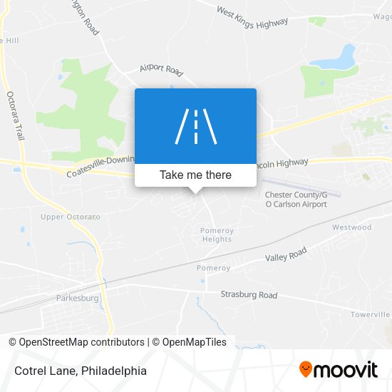 Mapa de Cotrel Lane