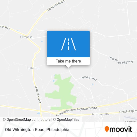 Old Wilmington Road map