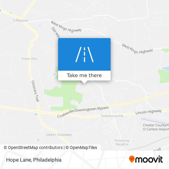 Mapa de Hope Lane