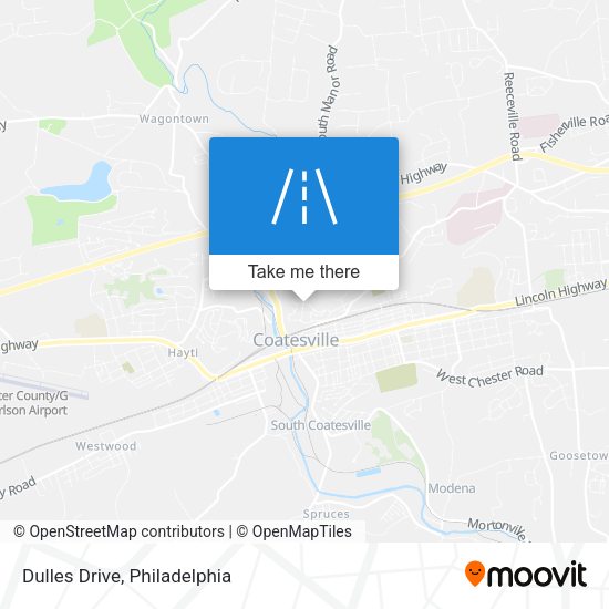 Mapa de Dulles Drive