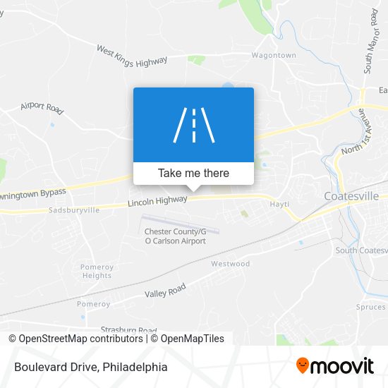 Mapa de Boulevard Drive