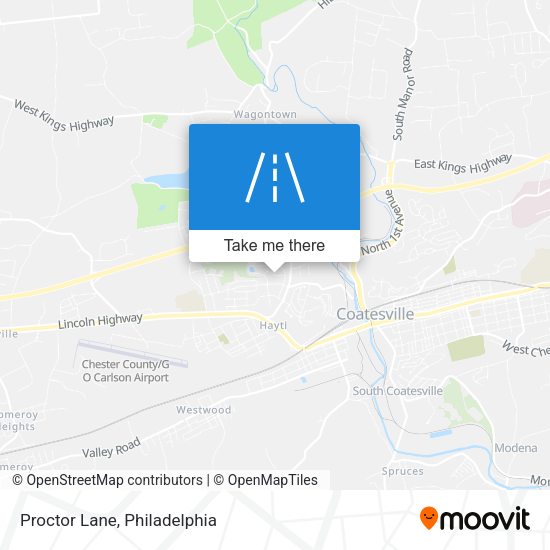 Mapa de Proctor Lane