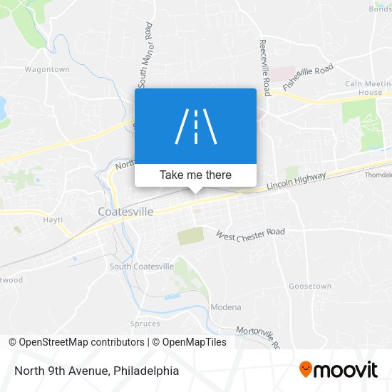 North 9th Avenue map