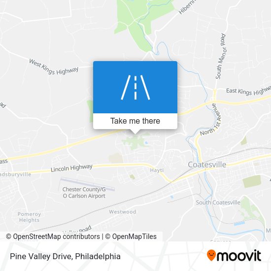 Mapa de Pine Valley Drive