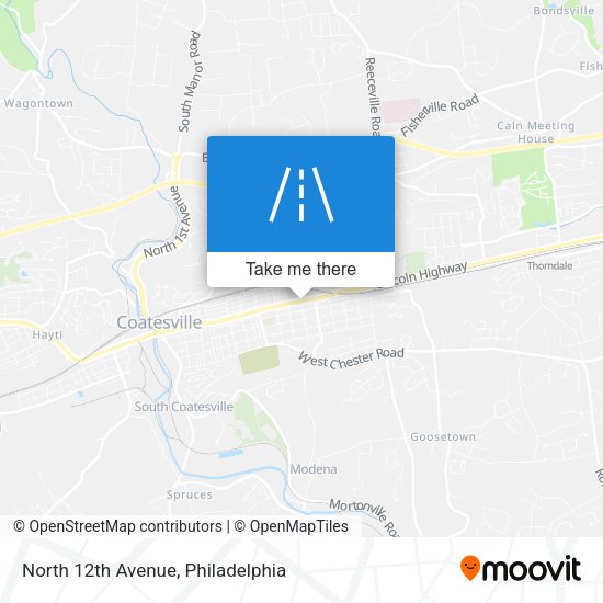 Mapa de North 12th Avenue