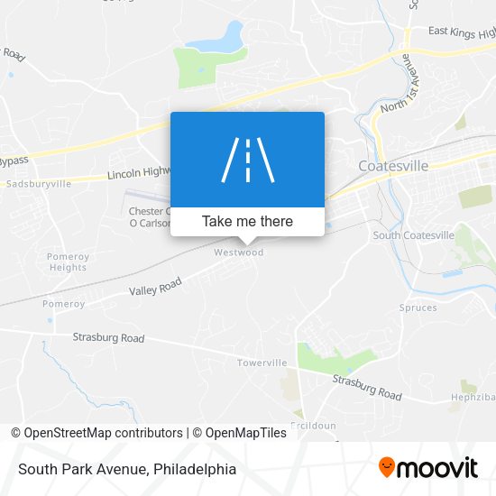 Mapa de South Park Avenue