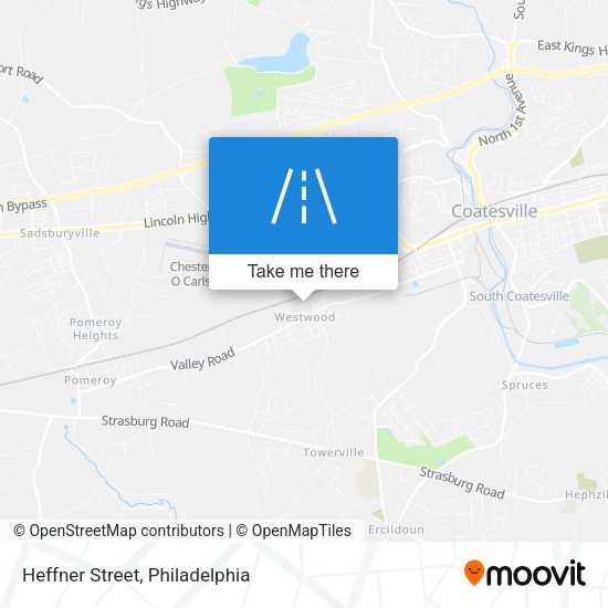 Heffner Street map