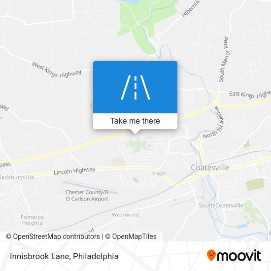 Innisbrook Lane map