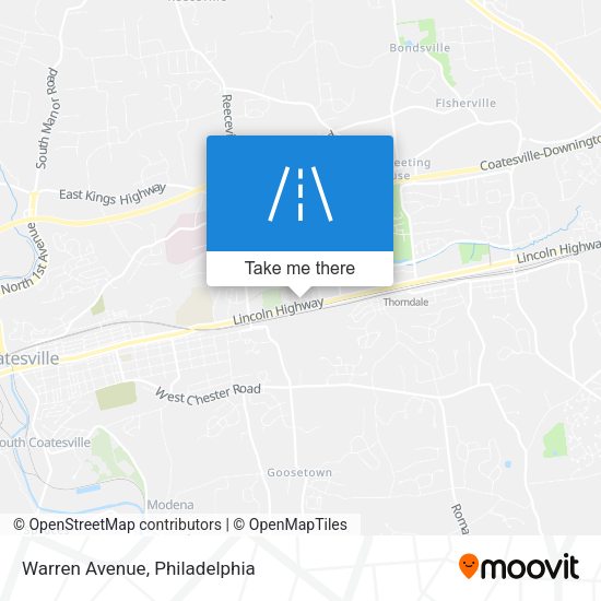 Mapa de Warren Avenue