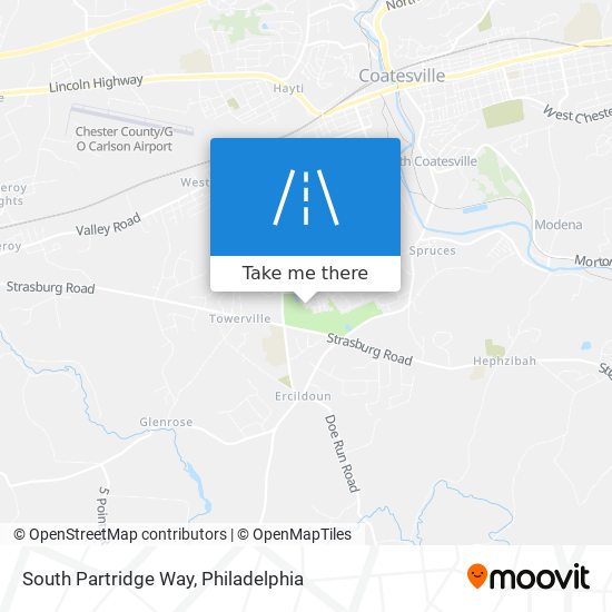 South Partridge Way map