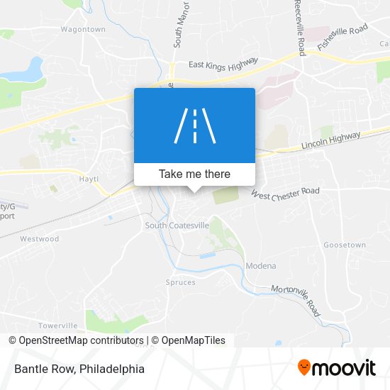 Mapa de Bantle Row