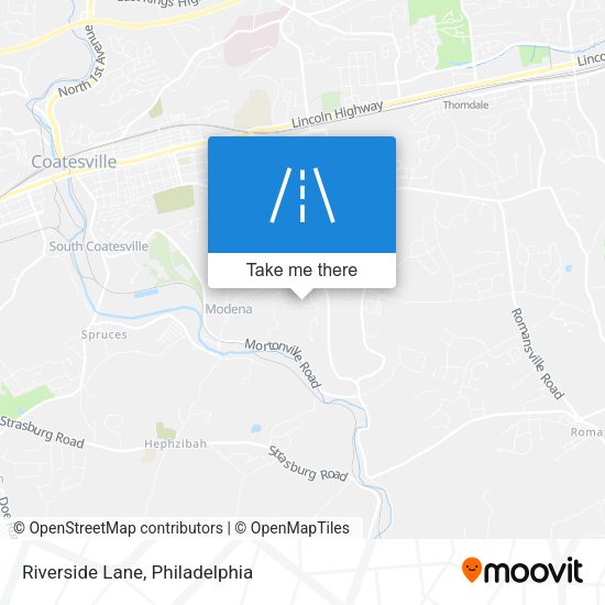 Mapa de Riverside Lane