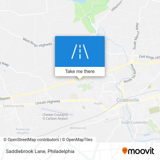 Mapa de Saddlebrook Lane