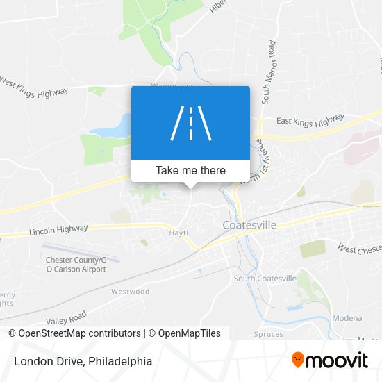 Mapa de London Drive
