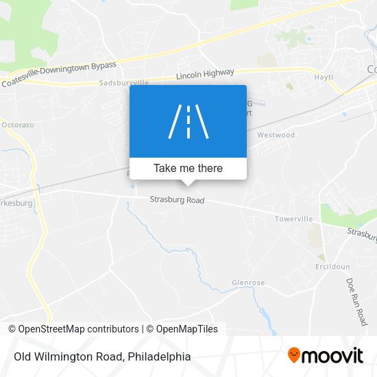 Old Wilmington Road map