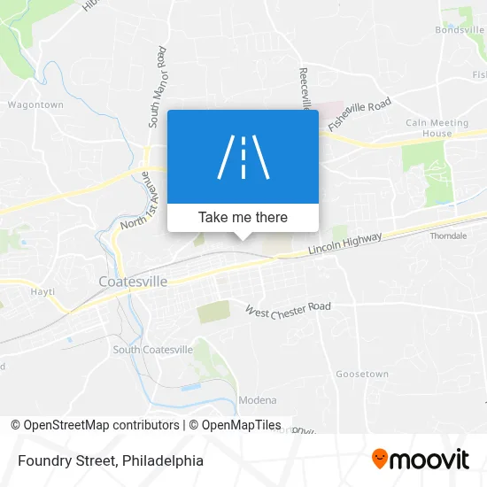 Foundry Street map