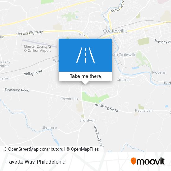 Mapa de Fayette Way