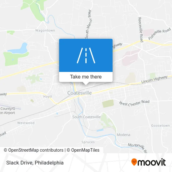 Slack Drive map
